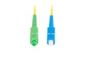 Patchcord światłowodowy Lanberg SM SC/APC-SC/UPC SIMPLEX 3.0mm LSZH G657A1 2m żółty - 1879930
