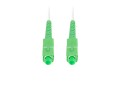 Patchcord światłowodowy Lanberg SM SC/APC-SC/APC SIMPLEX 3.0mm LSZH G657A2 25m biały - 1443980