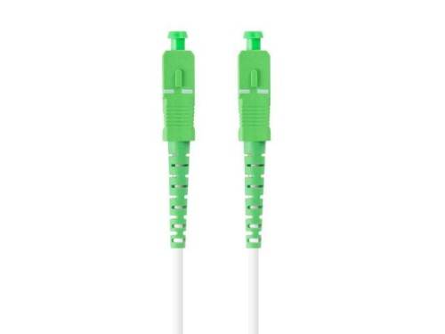 Patchcord światłowodowy Lanberg SM SC/APC-SC/APC SIMPLEX 3.0mm LSZH G657A2 35m biały - 1879975