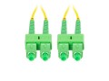 Patchcord światłowodowy Lanberg SM SC/APC-SC/APC DUPLEX 3.0mm LSZH G657A1 15m żółty - 1879997
