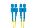 Patchcord światłowodowy Lanberg SM SC/UPC-SC/UPC DUPLEX 3.0mm LSZH G657A1 2m żółty - 1879998