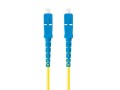 Patchcord światłowodowy Lanberg SM SC/UPC-SC/UPC SIMPLEX 3.0mm LSZH G657A1 10m żółty - 1880014