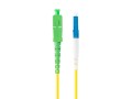 Patchcord światłowodowy Lanberg SM LC/UPC-SC/APC SIMPLEX 3.0mm LSZH G657A1 5m żółty - 1474225