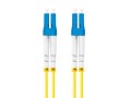 Patchcord światłowodowy Lanberg SM LC/UPC-LC/UPC DUPLEX 3.0mm LSZH G657A1 1m żółty - 1880023