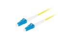 Patchcord światłowodowy Lanberg SM LC/UPC-LC/UPC SIMPLEX 3.0mm LSZH G657A1 10m żółty - 981953