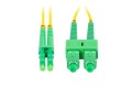 Patchcord światłowodowy Lanberg SM SC/APC-LC/APC DUPLEX 3.0mm LSZH G657A1 2m żółty - 1880046