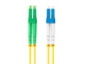 Patchcord światłowodowy Lanberg SM LC/APC-LC/UPC DUPLEX 3.0mm LSZH G657A1 2m żółty - 1880067