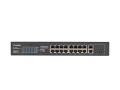 Switch niezarządzalny Lanberg 16x 100Mb PoE+/2x Combo Rack 19" Gigabit Ethernet 250W - 1042713