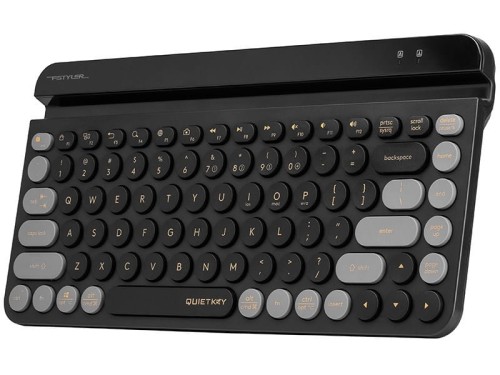 Klawiatura bezprzewodowa mini A4Tech FSTYLER FBK30 Blackcurrant 2.4GHz+BT (Silent) - 1744113