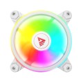 Zestaw 4 wentylatorów SAVIO FAN-01 White 120mm, ARGB, wraz kontrolerem oraz pilotem - 1848368