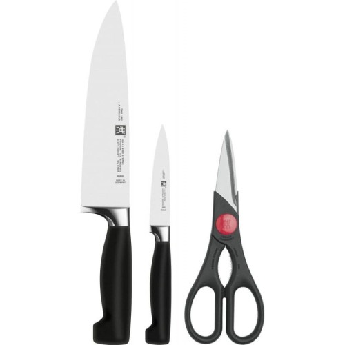 Zestaw 2 noży + nożyczki Zwilling Four Star - 1882400