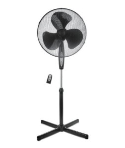 EMERIO FN-122397.1 STANDING FAN 40CM, 3 BLADES, 3 SPEED SETTINGS, BLACK
