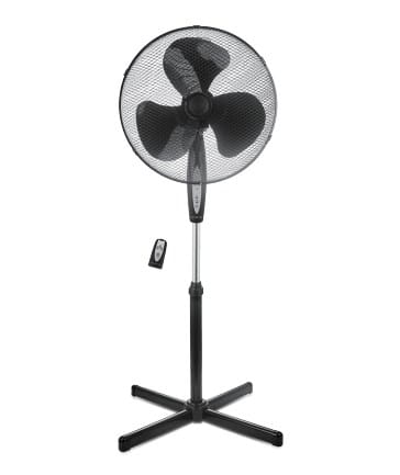 EMERIO FN-122397.1 STANDING FAN 40CM, 3 BLADES, 3 SPEED SETTINGS, BLACK - 1883734