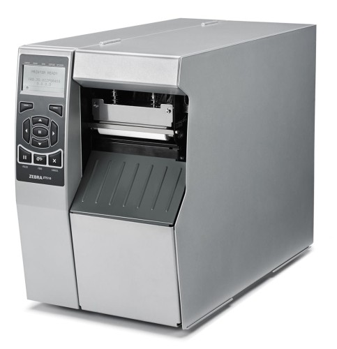 TT Printer ZT510; 4", 300 dpi, Euro and UK cord, Serial, USB, Gigabit Ethernet, Bluetooth LE, Rewind, Mono, ZPL - 1884319