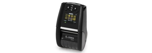 DT Printer ZQ610 2"/48mm; English/Latin fonts, Dual 802.11AC / BT4.x, Linerless platen, 1.375" core, Group E, Shoulder strap, Belt clip - 1884403