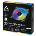 WENTYYLATOR ARCTIC P14 PWM PST A-RGB (BLACK) - 1505414