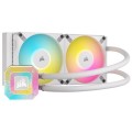 CORSAIR iCUE H100i ELITE CAPELLIX XT 240mm Radiator Liquid CPU Cooler White - 1886514