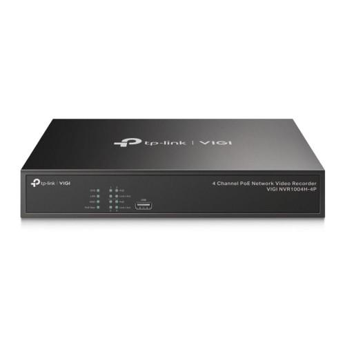 Rejestrator sieciowy TP-Link VIGI NVR1004H-4P 4-kanałowy z zasilaniem PoE+ - 1886884