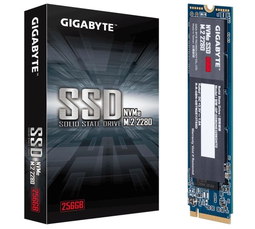 Dysk SSD Gigabyte 256GB M.2 2280 PCIe 3.0 x4 NVMe (1700/1100 MB/s) - 1886917