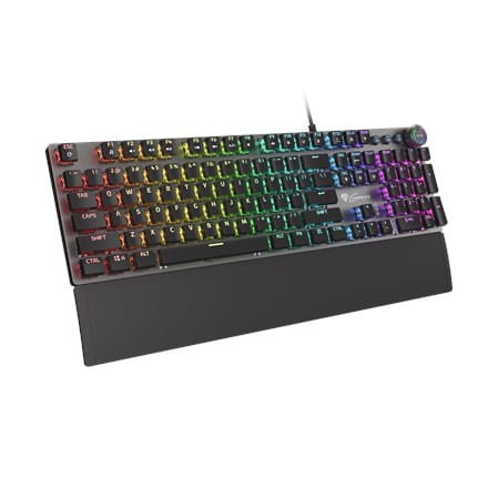 Klawiatura przewodowa Genesis Thor 400 Gaming Red Switch podświetlenie RGB - 1887986