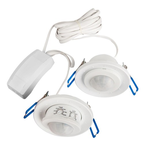 Czujnik ruchu PIR Maclean MCE143 podwójny, do zabudowy zasięg 8m, 1200W/300W - 1888697