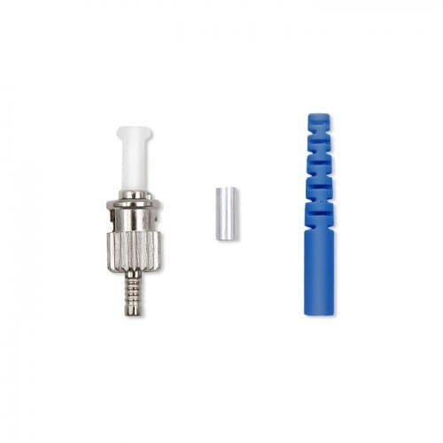 Złącze światłowodowe Qoltec ST | Singlemode | 3.0mm | Zestaw montażony | 200szt. - 1889272