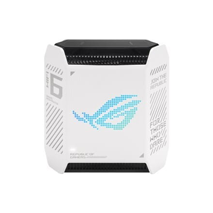 Router Asus ROG Rapture GT6 (1PK) White AX10000 Wi-Fi 6 1GbE MU-MIMO - 1889507