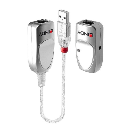 Extender USB 1.1 LINDY Cat.6 50m szary - 1890403