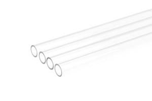 Alphacool Ice Tube 13/10mm Twarda tuba akrylowa (PMMA) - przezroczysta, 80cm (zestaw 4 szt.)