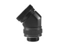 PHANTEKS Obrotowa Twarda Złączka Rurowa 12mm 45 Stopni G1/4 - czarna, obrotowa - 1885544