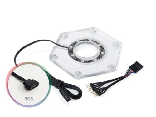 Bitspower Zbiornik na wodę Hexagon RGB Add-On - 1885616