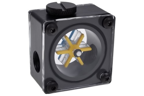 Alphacool Ice Wing Wskaźnik przepływu G1/4 Square - Acetal - 1885622