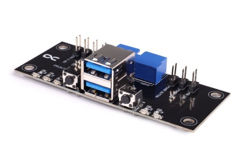 Przedni panel I/O Alphacool ES z USB 3.0 i zestawem do obudowy serwerowej - 1885803