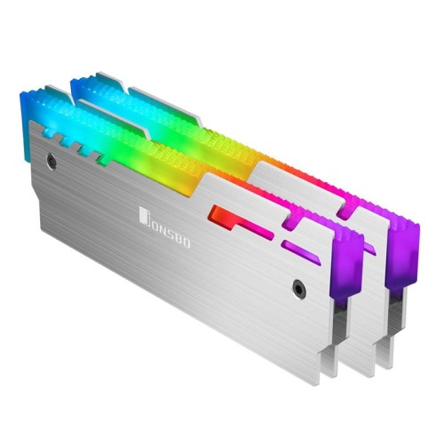 Jonsbo NC-3 2x ARGB-RAM Cooler - srebrny - 1886164