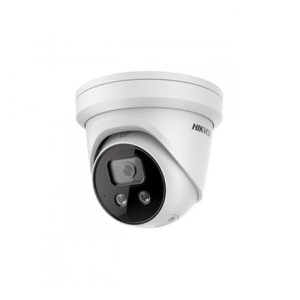 Hikvision | Kamera IP obsługiwana przez DARKFIGHTER | DS-2CD2346G2-ISU/SL F2.8 | Kopuła | 4 MP | 2,8 mm | Zasilanie przez sieć Ethernet (PoE) | Stopień ochrony IP67 | H.265+ | Karty Micro SD/SDHC/SDXC