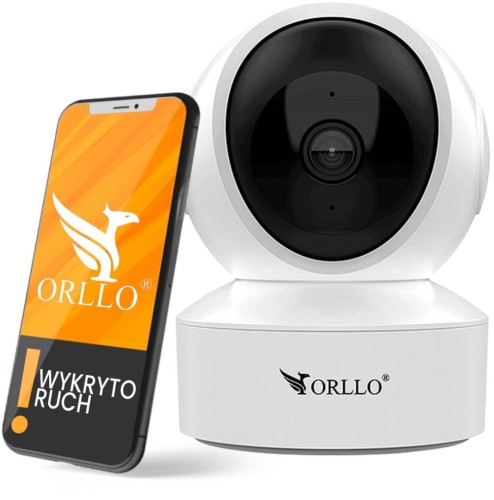Kamera IP Orllo W10 mini wewnętrzna obrotowa 5MP SIM - 1886739