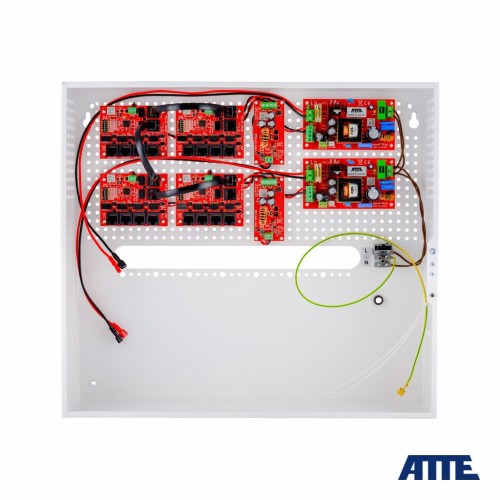 Zestaw buforowy do 17 kamer IP switch PoE 17P+1UP ATTE IPUPS-17-11-H - 1886796