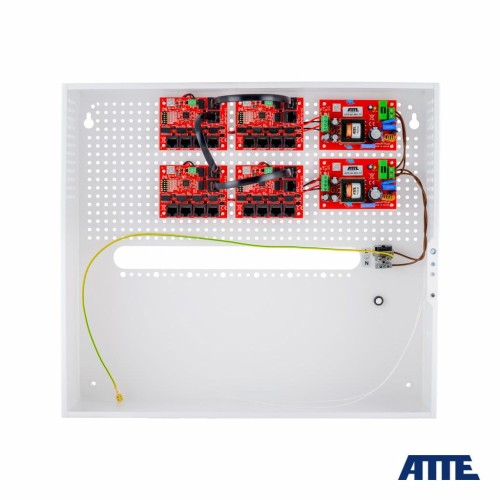 Zestaw do 17 kamer IP switch PoE 17P+1UP ATTE IP-17-11-H - 1886831