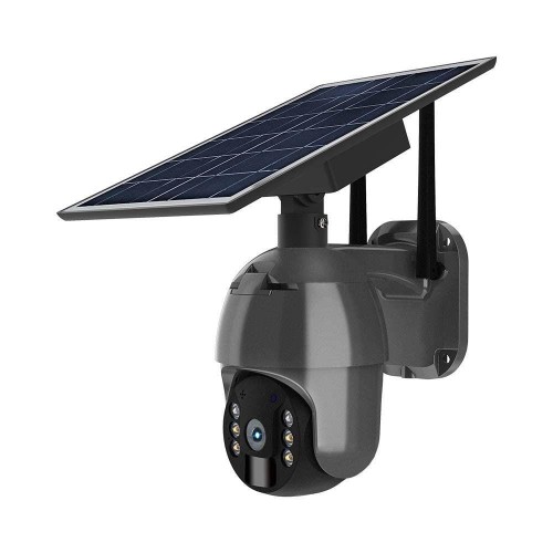 Kamera Zewnętrzna V-TAC 4G LTE HD SMART Solarna Obrotowa PTZ IR Czarna VT-11024-4G - 1886853