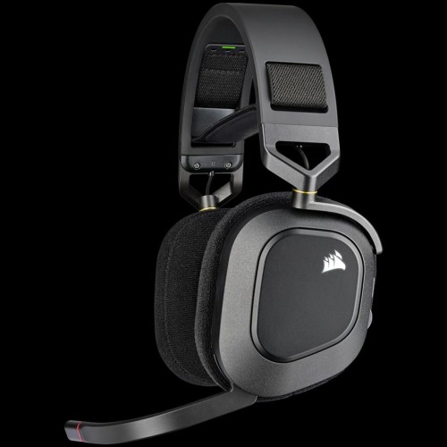 Słuchawki Corsair HS80 RGB Wireless Carbon - 1888316