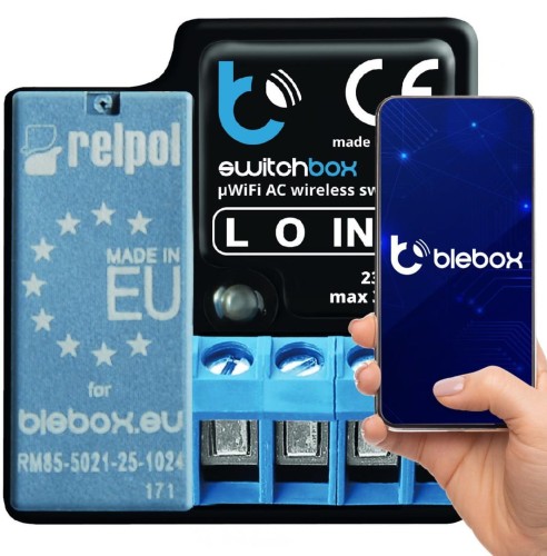 BLEBOX switchbox v3 - WYŁACZNIK 230V Z POMIAREM ZUZYCIA ENERGII - 1888654