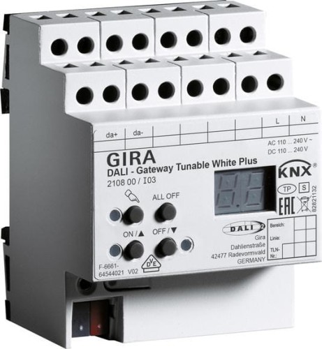 GIRA Bramka DALI Tunable WH Plus KNX 210800 - 1888686