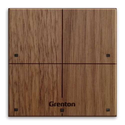 Panel dotykowy TOUCH PANEL 4B ciemne drewno z ikonami Grenton - 1888909