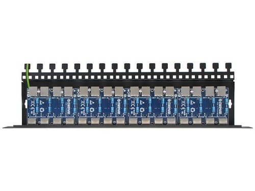 16-kanałowy panel zabezpieczający serii PRO z ochroną przepięciową POE EWIMAR PTF-516R-PRO/PoE - 1888988