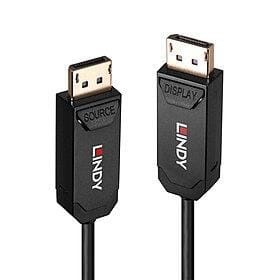 Lindy 38520 kabel DisplayPort 10 m Czarny