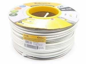PRZEWÓD KONCENTRYCZNY TELEVES CXT 1.02 CU 79% PVC ref. 2128 - rolka 100m (wewnętrzny) - 1889225