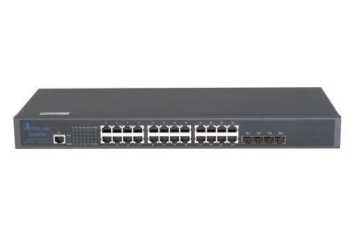 Extralink Chiron | Switch | 24x RJ45 1000Mb/s, 4x SFP+, L3, zarządzalny - 1889747