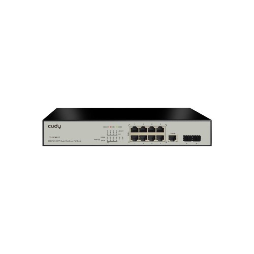 Switch zarządzalny Cudy GS2008PS2 8x10/100/1000Mbps PoE+ 120W 2xSFP L2 Managed - 1889836