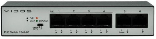Switch PoE 4 portowy VIDOS ONE PS 42/60 - 1889844