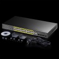 Switch zarządzalny Cudy GS2028PS4-300W 24x10/100/1000Mbps PoE+ 300W 4xSFP/TP Combo - 1889893
